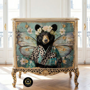 Black Bear Furniture Decoupage Tissue Paper
