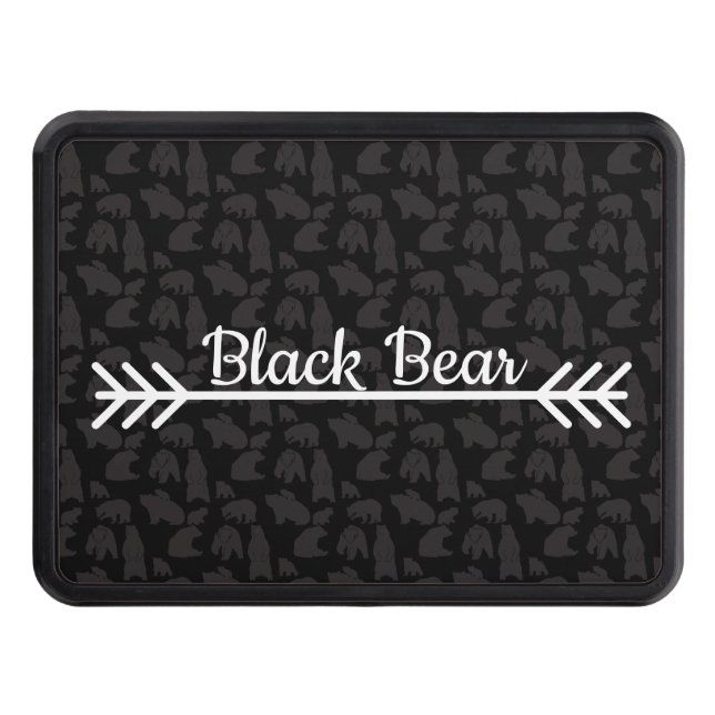 Black Bear Hitch Cover (Front)