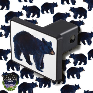 Black Bear Hitch Cover