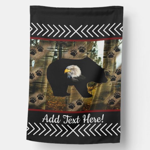 Black Bear House Flag