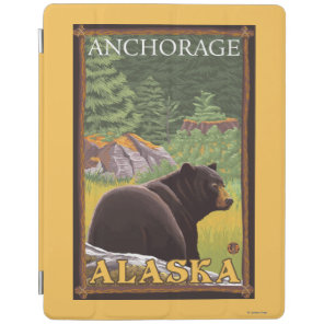 Black Bear in Forest - Anchorage, Alaska iPad Smart Cover