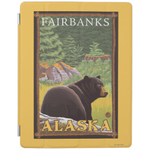 Black Bear in Forest - Fairbanks, Alaska iPad Smart Cover