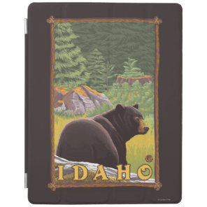 Black Bear in Forest - Idaho iPad Smart Cover