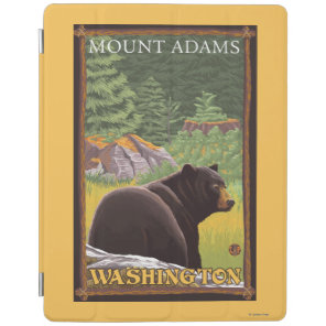 Black Bear in Forest - Mount Adams, Washington iPad Smart Cover