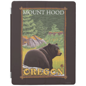 Black Bear in Forest - Mount Hood, Oregon iPad Smart Cover