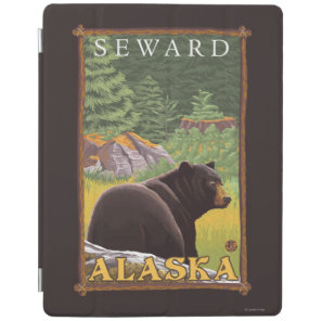 Black Bear in Forest - Seward, Alaska iPad Smart Cover
