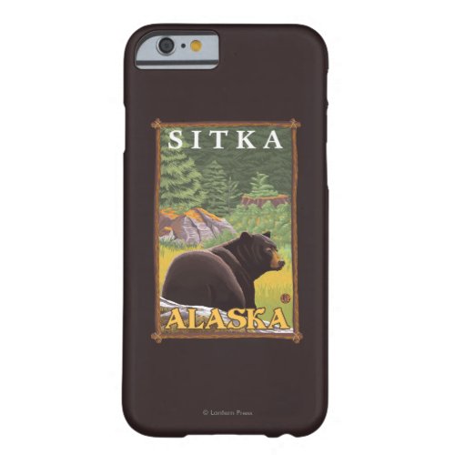 Black Bear in Forest _ Sitka Alaska Barely There iPhone 6 Case