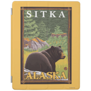 Black Bear in Forest - Sitka, Alaska iPad Smart Cover