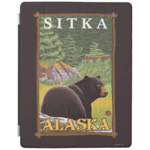 Black Bear in Forest - Sitka, Alaska iPad Smart Cover