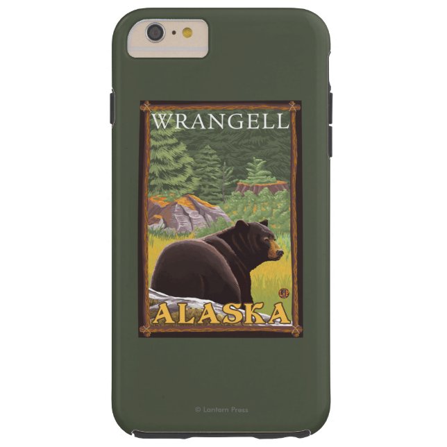 Black Bear in Forest - Wrangell, Alaska Case-Mate iPhone Case (Back)