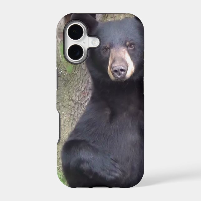 Black Bear Iphone Case (Back)