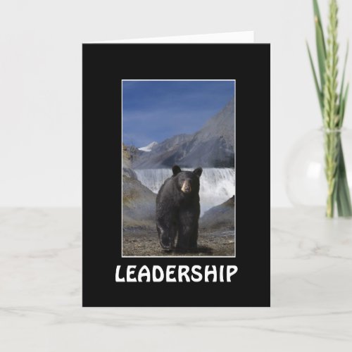 BLACK BEAR LEADERSHIP Motivational Cards