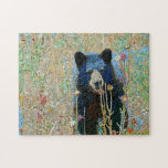 Black Bear Mosaic Pattern Print Jigsaw Puzzle<br><div class="desc">Enhance your puzzle making time with our "Colorful Black Bear Mosaic Pattern Print jigsaw puzzle". This vibrant jigsaw puzzle features a stunning mosaic design of a black bear, perfect for adding a touch of nature and artistry to your creations.</div>
