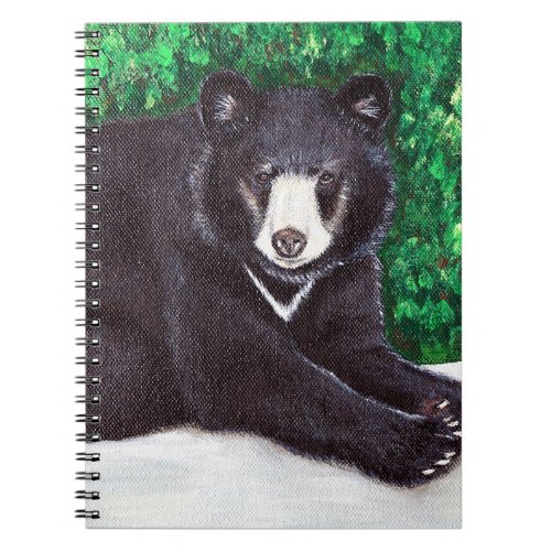 Black Bear Painting Notebook