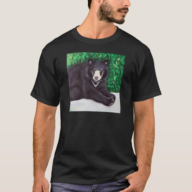 Black Bear Painting T-Shirt (Front)