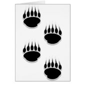 Black Bear Paw Prints (Front)