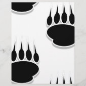 Black Bear Paw Prints (Front)