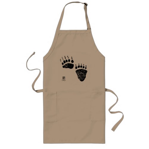 Black Bear Paws _ Long Apron