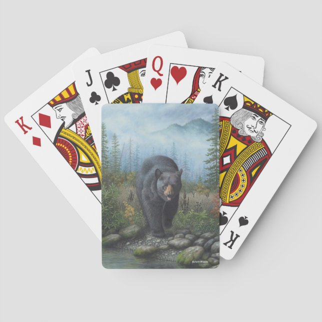 Black Bear Playing Cards (Back)