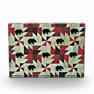 Black Bear Quilt Photo Block