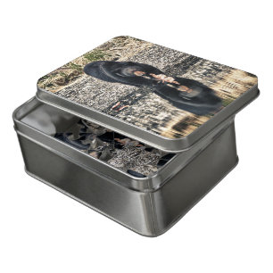 Black Bear Reflections Jigsaw Puzzle