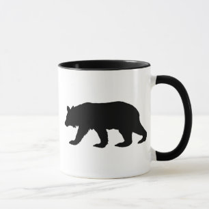 Black Bear Silhouette Mug
