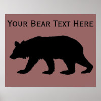 black bear template