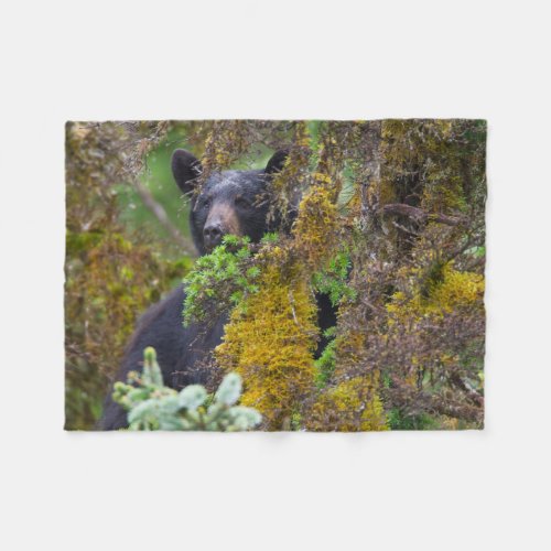 Black Bear  South Central Alaska Fleece Blanket