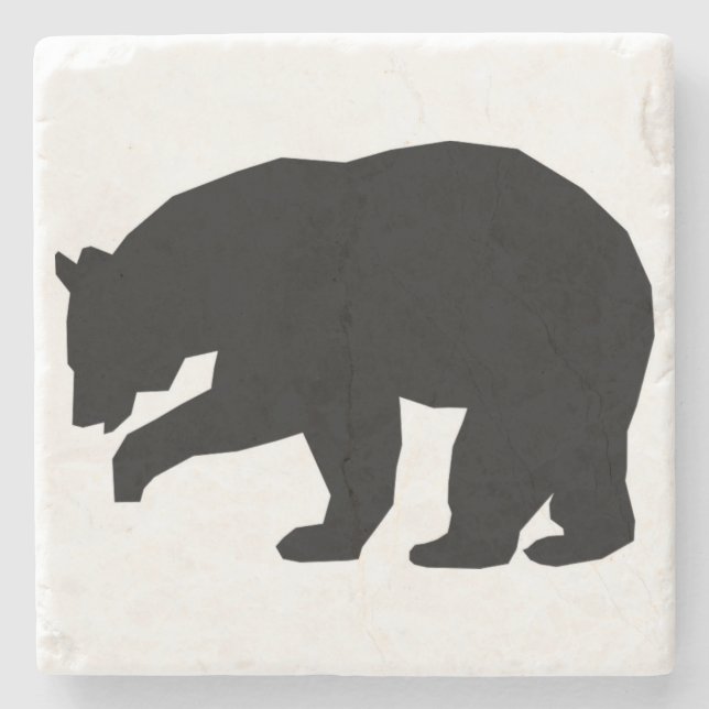 BLACK BEAR STONE COASTER (Front)