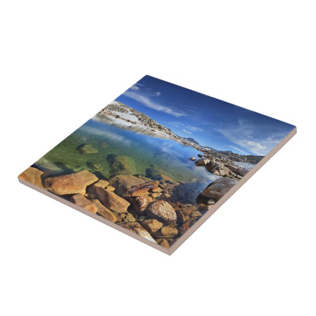 Black Bear Tarn - Sierra Ceramic Tile (Side)