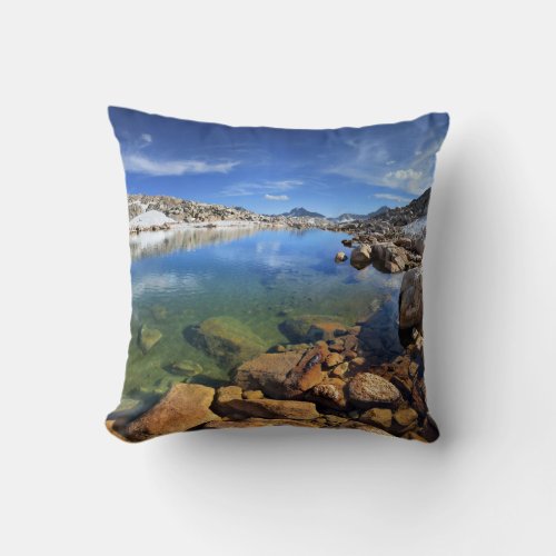 Black Bear Tarn _ Sierra Throw Pillow