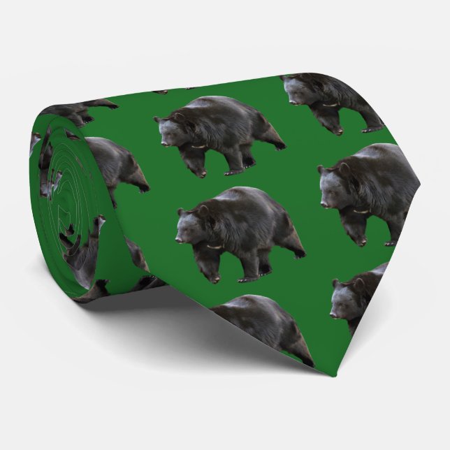 black bear tie (Rolled)