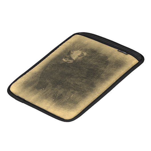 Black Bear Vintage Art iPad sleeve (Front Bottom)