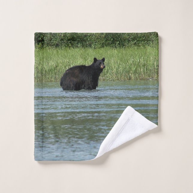 Black Bear Wash Cloth (Wash Cloth)