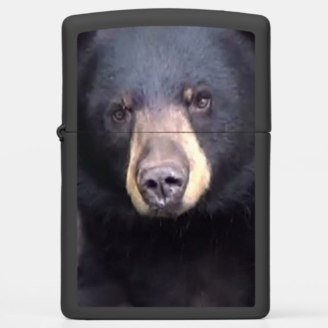 Black Bear Zippo Lighter (Front)