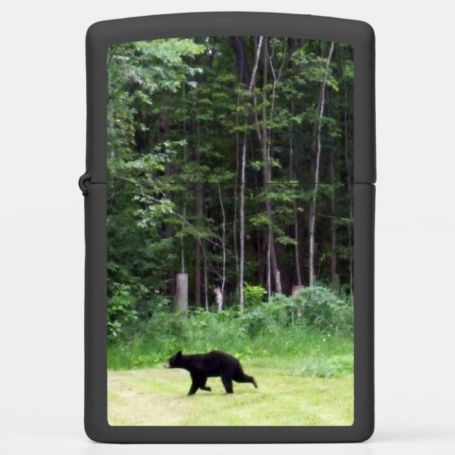 Black Bear Zippo Lighter (Front)