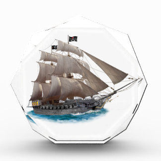 BLACK-BEARD’S PIRATE SHIP ACRYLIC AWARD
