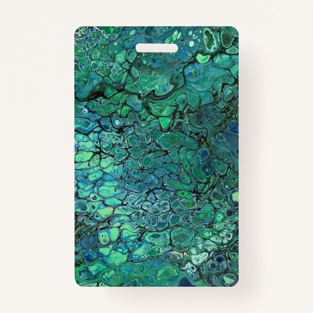 Black Bears Blue and Green Badge (Front)