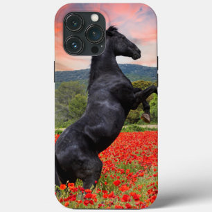 Black Beauty and Poppy Field Case-Mate iPhone Case