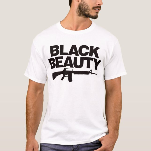 Black Beauty AR - Black T-Shirt (Front)