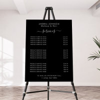 Black Beauty Business Services Menu Price List    