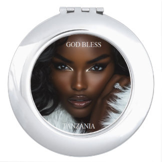 Black Beauty Compact Mirror