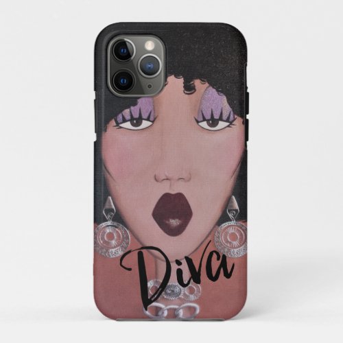 Black Beauty Diva  iPhone 11 Pro Case