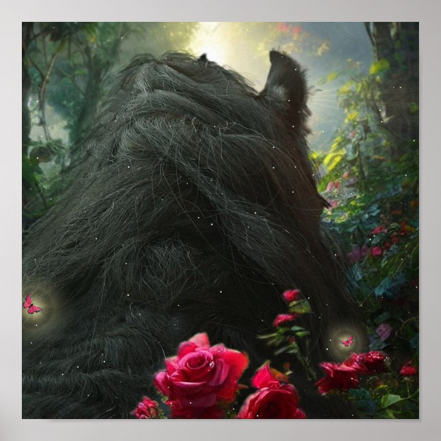 Black Beauty Friesian Horse - Poster (Front)