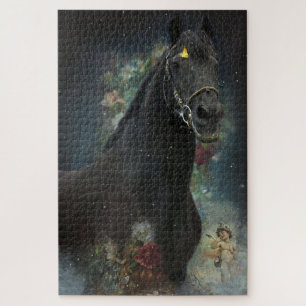 Black Beauty Friesian Horse - Puzzle
