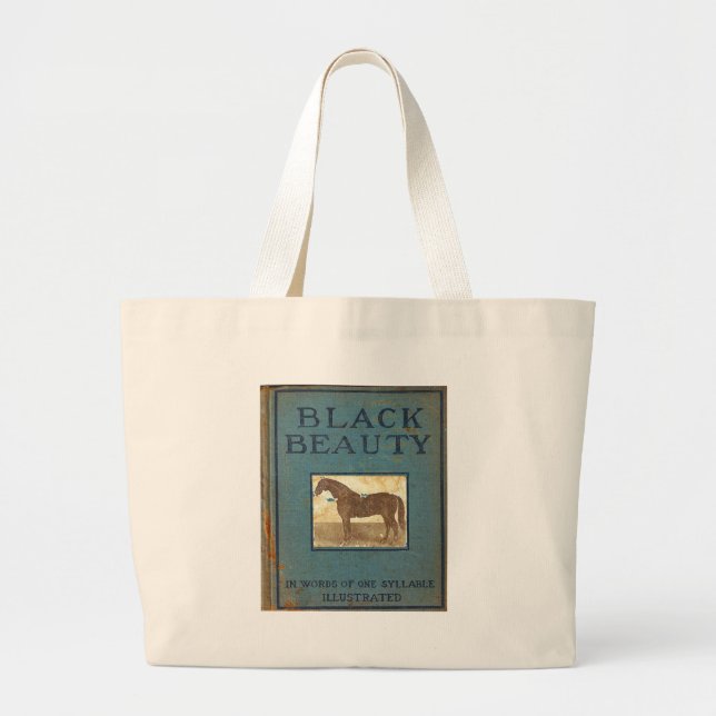 Black Beauty Large Tote Bag (Front)