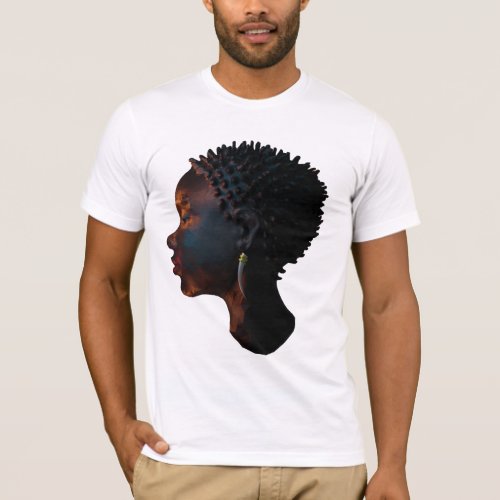 Black beauty of African women T_Shirt
