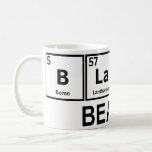 Black Beauty Periodic Table  Coffee Mug