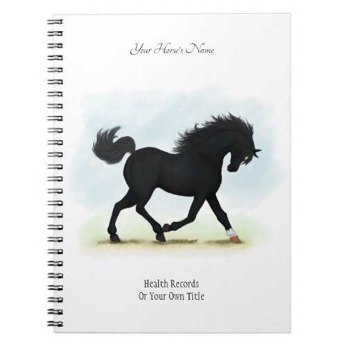 Black Beauty Personalized Horse Owners Journal