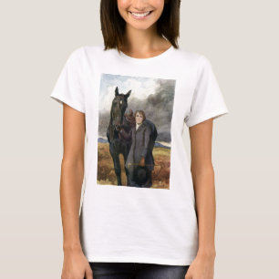 Black Beauty - She Chose Me For Her Horse T-Shirt
